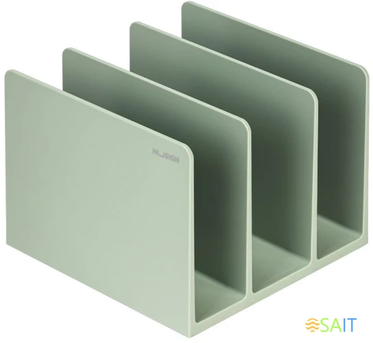 Подставка-ограничитель для книг Deli NS006GREEN Nusign 162x162x122мм зеленый