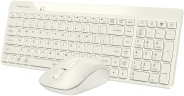 Клавиатура + мышь A4Tech Fstyler FG2300 Air клав:бежевый мышь:бежевый USB беспроводная slim (FG2300 AIR BEIGE)