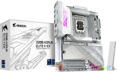 Материнская плата Gigabyte Z890 AORUS ELITE X ICE Soc-1851 Intel Z890 4xDDR5 ATX AC`97 8ch(7.1) 2.5Gg RAID