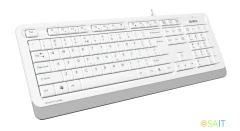 Клавиатура + мышь A4Tech Fstyler F1010 клав:белый/серый мышь:белый/серый USB Multimedia (F1010 WHITE)