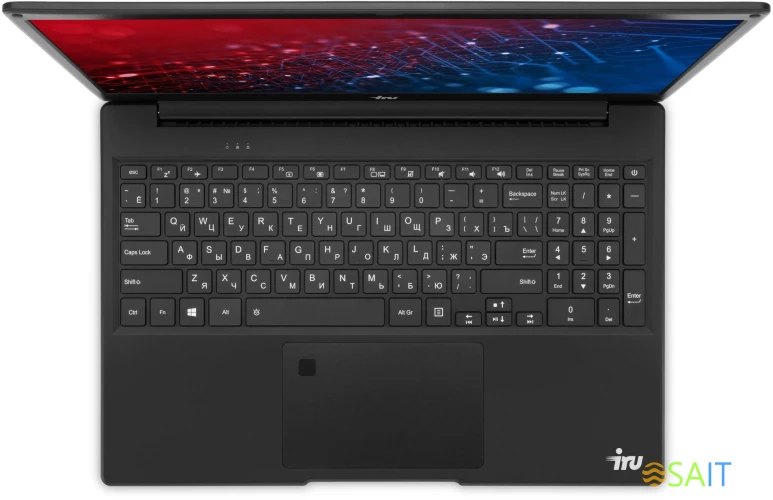 Ноутбук IRU Оникс 15U Core i5 1135G7 8Gb SSD256Gb Intel Iris Xe graphics G7 15.6" IPS FHD (1920x1080) Free DOS black WiFi BT Cam 8000mAh (1923010)