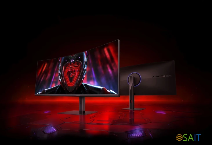 Монитор Xiaomi 34" Curved Gaming Monitor G34WQi черный VA LED 1ms 21:9 HDMI матовая HAS Piv 350cd 178гр/178гр 3440x1440 180Hz FreeSync Premium DP 2K 6.9кг