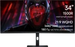 Монитор Xiaomi 34" Curved Gaming Monitor G34WQi черный VA LED 1ms 21:9 HDMI матовая HAS Piv 350cd 178гр/178гр 3440x1440 180Hz FreeSync Premium DP 2K 6.9кг