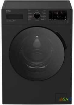 Стиральная машина Beko WSPE7H616A класс: A+++ загр.фронтальная макс.:7.5кг антрацит инвертор