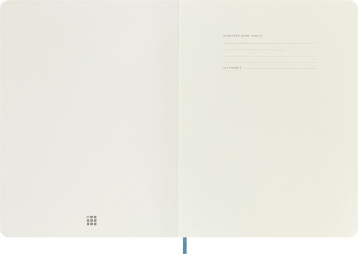 Блокнот Moleskine CLASSIC SOFT QP621B35 XLarge 190х250мм 192стр. линейка мягкая обложка голубой