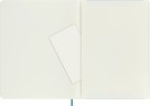 Блокнот Moleskine CLASSIC SOFT QP621B35 XLarge 190х250мм 192стр. линейка мягкая обложка голубой
