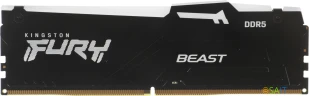 Память DDR5 16GB 6800MHz Kingston KF568C34BBA-16 Fury Beast RGB RTL Gaming PC5-54400 CL34 DIMM 288-pin 1.4В kit single rank с радиатором Ret