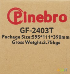 Монитор Pinebro 23.8" GF-2403T черный IPS LED 5ms 16:9 HDMI матовая 250cd 178гр/178гр 1920x1080 165Hz DP FHD USB 2.45кг