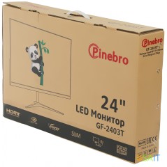 Монитор Pinebro 23.8" GF-2403T черный IPS LED 5ms 16:9 HDMI матовая 250cd 178гр/178гр 1920x1080 165Hz DP FHD USB 2.45кг