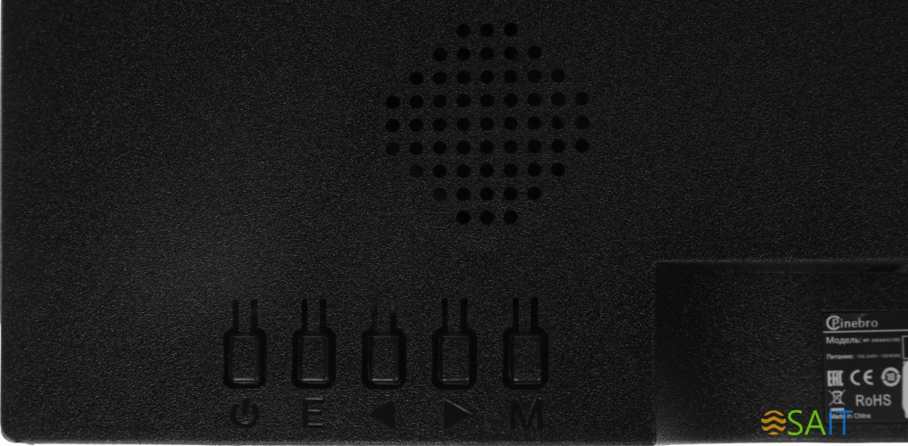 Монитор Pinebro 23.8" MF-2404AH(100) черный IPS LED 4ms 16:9 HDMI M/M матовая HAS Piv 300cd 178гр/178гр 1920x1080 100Hz FreeSync VGA FHD 3.7кг