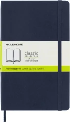Блокнот Moleskine CLASSIC SOFT QP618B20 Large 130х210мм 192стр. нелинованный мягкая обложка синий сапфир