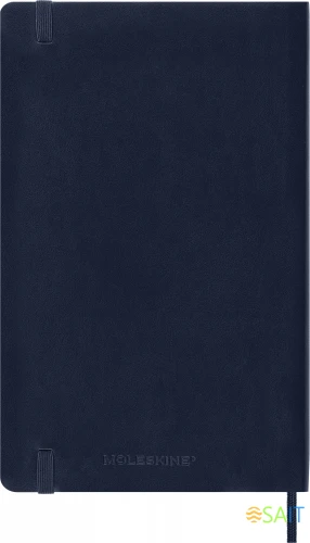 Блокнот Moleskine CLASSIC SOFT QP618B20 Large 130х210мм 192стр. нелинованный мягкая обложка синий сапфир