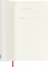 Еженедельник Moleskine ACADEMIC SOFT WKNT Large 130х210мм датир.18мес 208стр. мягкая обложка красный