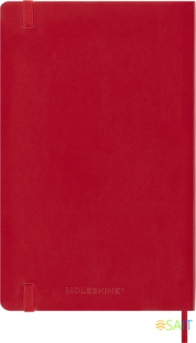 Еженедельник Moleskine ACADEMIC SOFT WKNT Large 130х210мм датир.18мес 208стр. мягкая обложка красный