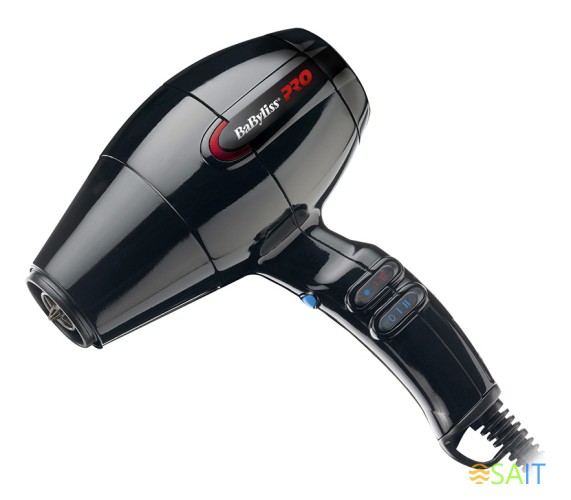 Фен Babyliss Pro Murano Ionic 2000Вт черный (BAB6160INRE)