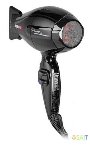 Фен Babyliss Pro Murano Ionic 2000Вт черный (BAB6160INRE)