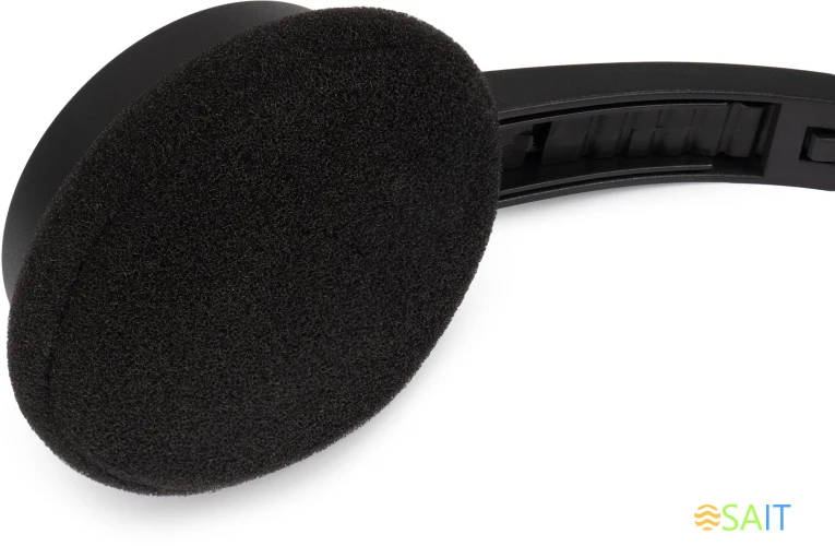 Наушники с микрофоном Оклик HS-M600 черный 1.8м накладные оголовье (1900372)