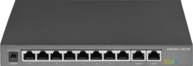Коммутатор Mercusys MS110GMP (L2) 10x1Гбит/с 8PoE+ 111W неуправляемый