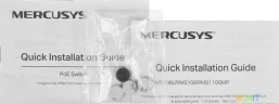 Коммутатор Mercusys MS110GMP (L2) 10x1Гбит/с 8PoE+ 111W неуправляемый