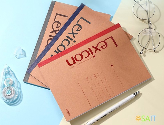 Тетрадь Deli 23210 A5 50л линейка ассорти