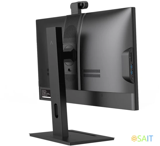 Моноблок Digma Pro Vision 23.8" Full HD Ryzen 7 5700U (1.8) 16Gb SSD512Gb RGr CR Windows 11 Professional Eth WiFi BT 90W клавиатура мышь Cam черный 1920x1080