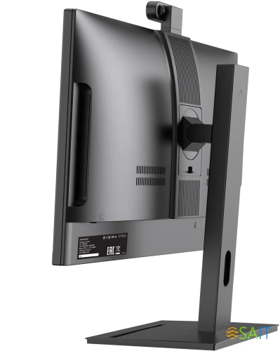 Моноблок Digma Pro Vision 23.8" Full HD Ryzen 7 5700U (1.8) 16Gb SSD512Gb RGr CR Windows 11 Professional Eth WiFi BT 90W клавиатура мышь Cam черный 1920x1080