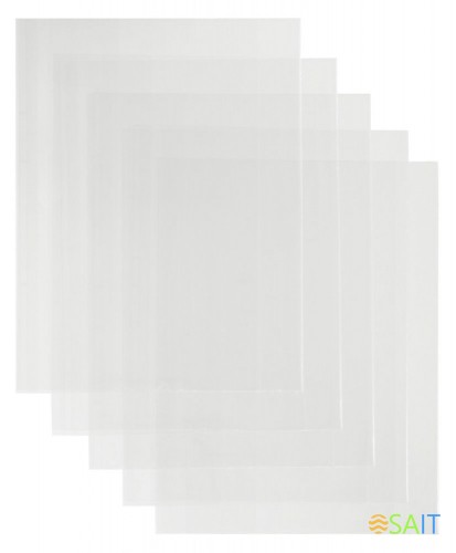 Обложка Silwerhof 382164 для тетради/дневника (набор 10шт) ПП 100мкм гладкая прозр. 210x345мм