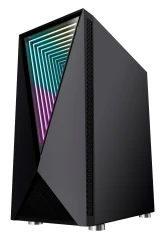 Корпус GMNG GG-CC100 черный без БП ATX 5x120mm 2xUSB2.0 1xUSB3.0 audio bott PSU
