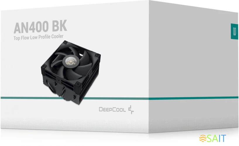 Устройство охлаждения(кулер) Deepcool AN400 Soc-AM5/AM4/1200/1700/1851 черный 4-pin 23.2dB Al+Cu 431.4gr Ret (R-AN400-BKWNMN-G)