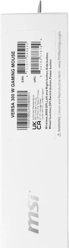 Мышь MSI VERSA 300 W MS-8ZBD черный оптическая 8000dpi беспров. BT/Radio USB 5but (S12-4301260-CLA)