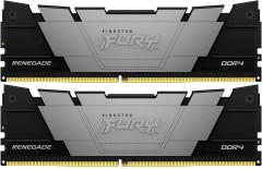 Память DDR4 2x8GB 3200MHz Kingston KF432C16RB2K2/16 Fury Renegade Black RTL Gaming PC4-25600 CL16 DIMM 288-pin 1.35В kit dual rank с радиатором Ret