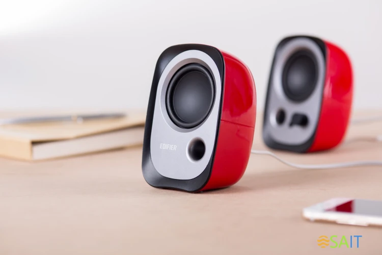 Колонки Edifier R12U 2.0 красный 4Вт портативные
