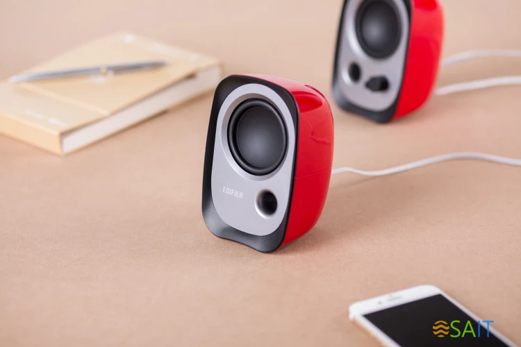 Колонки Edifier R12U 2.0 красный 4Вт портативные