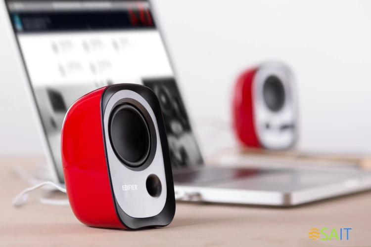 Колонки Edifier R12U 2.0 красный 4Вт портативные