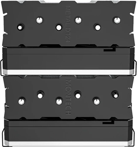 Устройство охлаждения(кулер) Montech Metal DT24 Base Soc-AM5/AM4/1200/1700/1851 черный 4-pin 26dB Al+Cu 270W 1530gr Ret