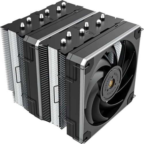 Устройство охлаждения(кулер) Montech Metal DT24 Base Soc-AM5/AM4/1200/1700/1851 черный 4-pin 26dB Al+Cu 270W 1530gr Ret