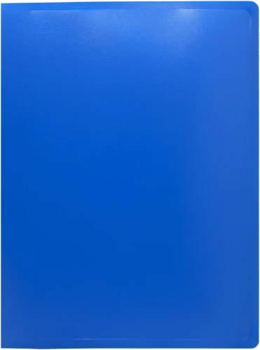 Папка на 4-х кольцах Silwerhof Eco SE-0420/4RBLU A4 пластик 0.5мм синий