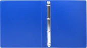 Папка на 4-х кольцах Silwerhof Eco SE-0420/4RBLU A4 пластик 0.5мм синий