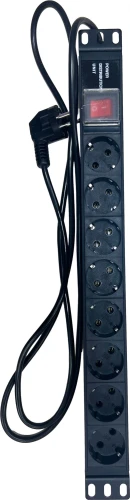 Блок распределения питания NTSS NTSS-PDU-DA2034 гор.размещ. 8xSchuko базовые 16A Schuko 1.8м