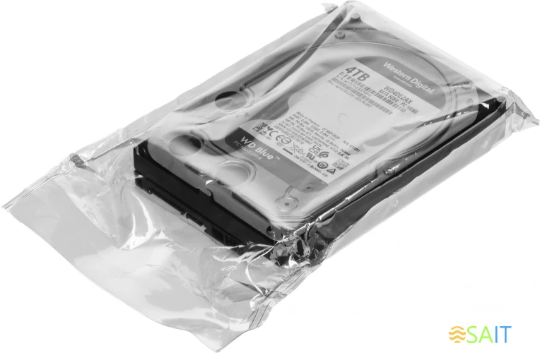 Жесткий диск WD SATA-III 4TB WD40EZAX Desktop Blue (5400rpm) 256Mb 3.5"