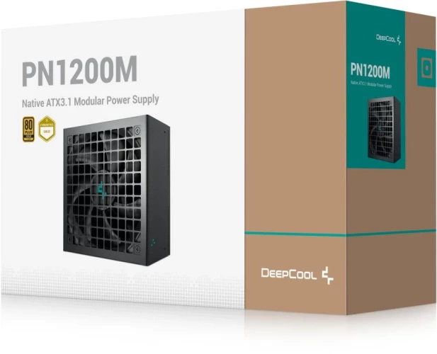 Блок питания Deepcool ATX 1200W PN1200M Gen.5 80+ gold (20+4pin) APFC 120mm fan 8xSATA RTL