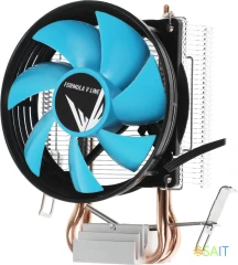 Устройство охлаждения(кулер) Formula AC Verkho 2 Soc-AM5/AM4/1200/1700/1851 черный/синий 4-pin 15-25dB Al+Cu 110W 307gr Ret (VERKHO 2)