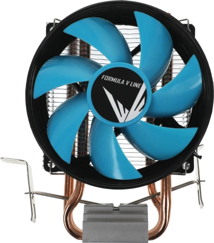 Устройство охлаждения(кулер) Formula AC Verkho 2 Soc-AM5/AM4/1200/1700/1851 черный/синий 4-pin 15-25dB Al+Cu 110W 307gr Ret (VERKHO 2)