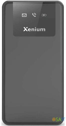 Мобильный телефон XENIUM X600 темно-серый раскладной 2Sim 2.8" 240x320 Nucleus 0.3Mpix GSM900/1800 MP3 FM microSD max32Gb