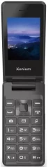 Мобильный телефон XENIUM X600 темно-серый раскладной 2Sim 2.8" 240x320 Nucleus 0.3Mpix GSM900/1800 MP3 FM microSD max32Gb