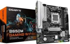 Материнская плата Gigabyte B650M GAMING WIFI6E SocketAM5 AMD B650 2xDDR5 mATX AC`97 8ch(7.1) 2.5Gg RAID+VGA+HDMI