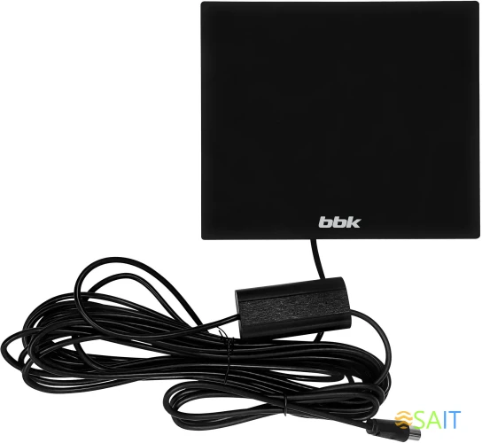 Антенна телевизионная BBK DA38 28дБ активная черный