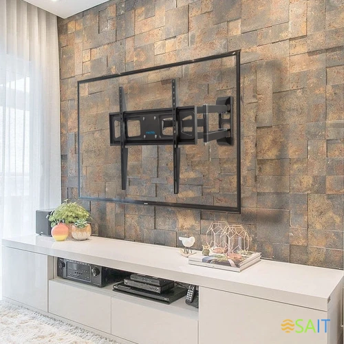 Кронштейн для телевизора Kromax CORBEL-11 титан 32"-75" макс.45кг настенный поворот и наклон