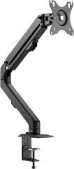 Кронштейн для мониторов Ultramounts UM728 черный 17"-27" макс.7кг крепление к столешнице поворот и наклон