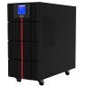 ИБП Powercom MAC-6000, двойного преобразования, 6KВА, 6KВт, LCD, Tower, 8 розеток IEC320 C13 с резервным питанием, 2 розетки C19, клеммная колодка, USB, RS-232, слот под SNMP карту, EPO, защита RJ45, ШхГхВ 257х590х570мм., вес 78кг. Powercom UPS MAC-6000,